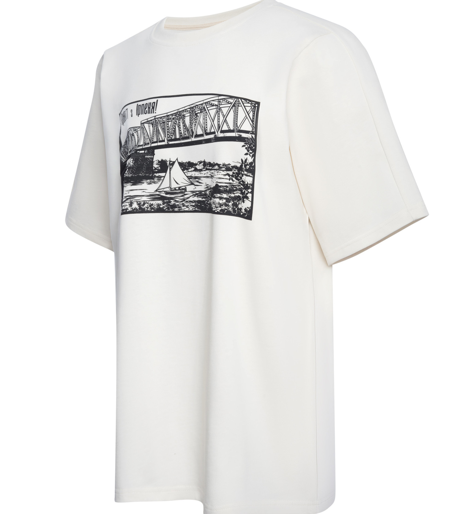 ROOTS milk T-shirt 